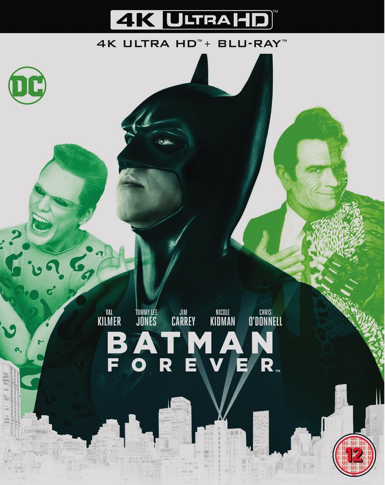 Batman Forever (4K UHD Blu-ray) Chris O'Donnell Debi Mazar Drew Barrymore