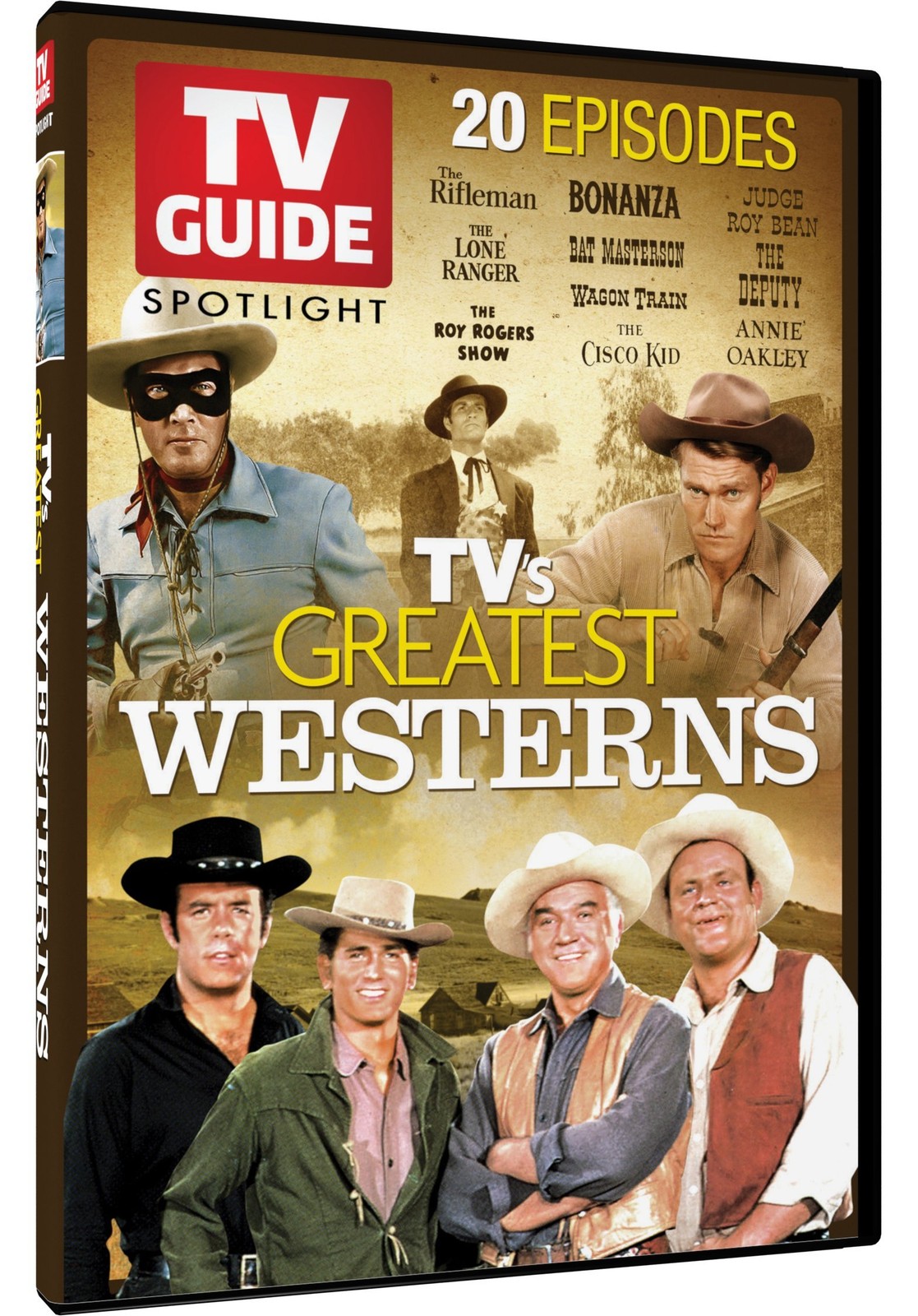 TV Guide West FF (DVD) Lorne Greene Clayton Moore Chuck Connors Roy Rogers