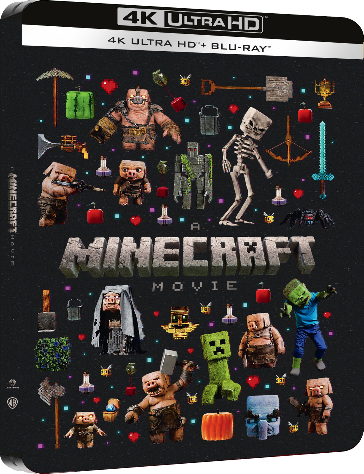 Un film Minecraft - Steelbook 1 Collectors (4K Ultra HD + Blu-Ray Disc - Steelbo