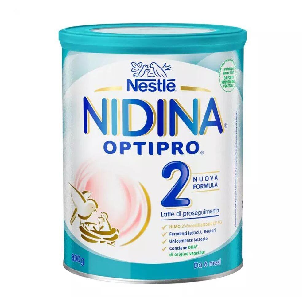 Nestlé Nidina Optipro - Latte 2 Di Proseguimento Polvere 6 Mesi, 800g