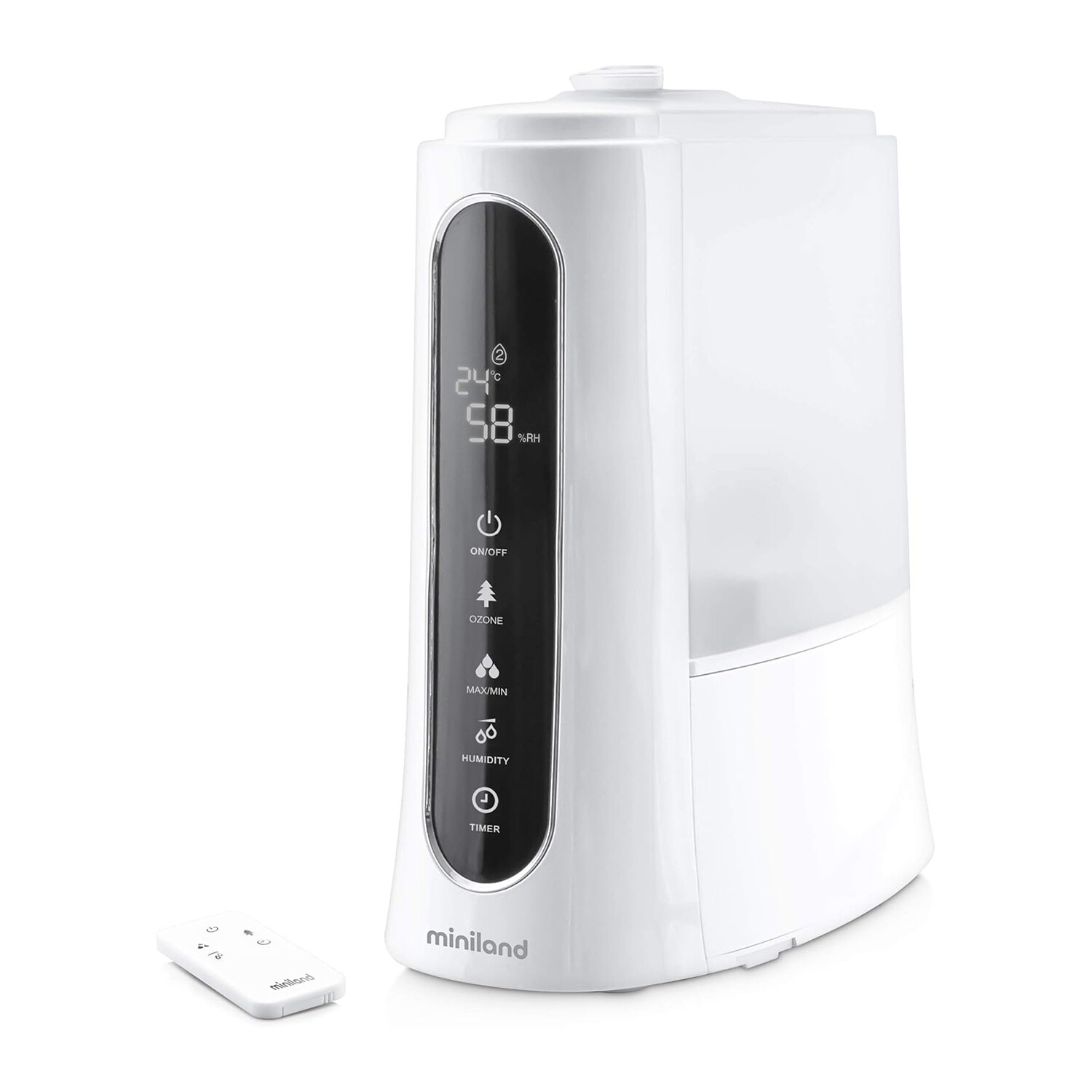 Humitouch Pure – Umidificatore a Ozono con Touch & Telecomando MINILAND