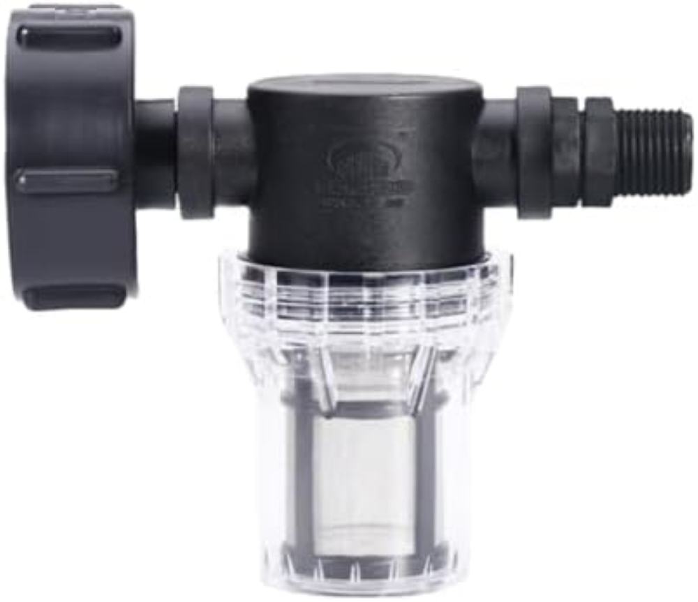 Collettore di acqua piovana - Rubinetto raccordo serbatoio 1000 litri con filtro