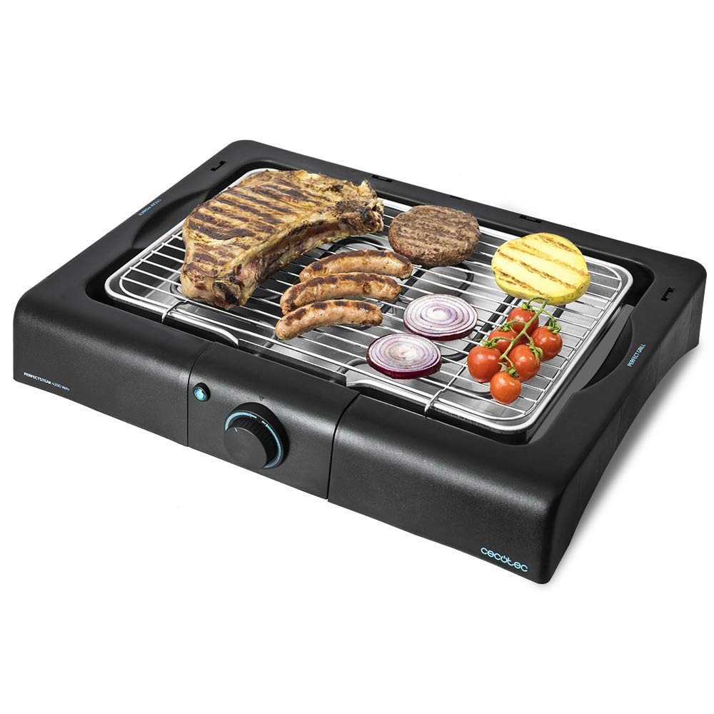 Cecotec PerfectSteak - Piano da tavolo elettrico per barbecue 4200 vie, griglia
