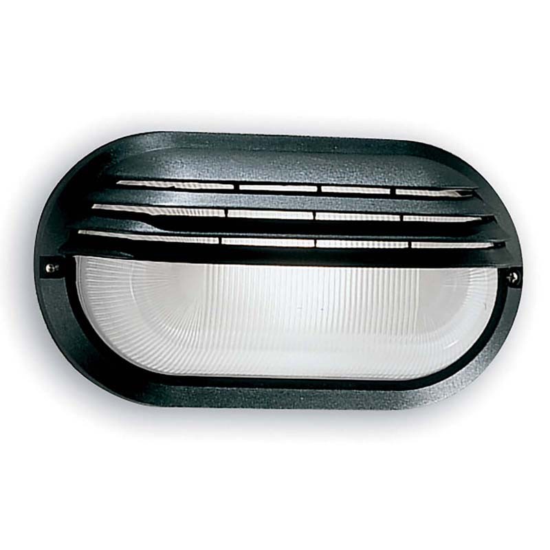 RELCO Plaf.tart.s.40w e27 sab/palp.in termo nero