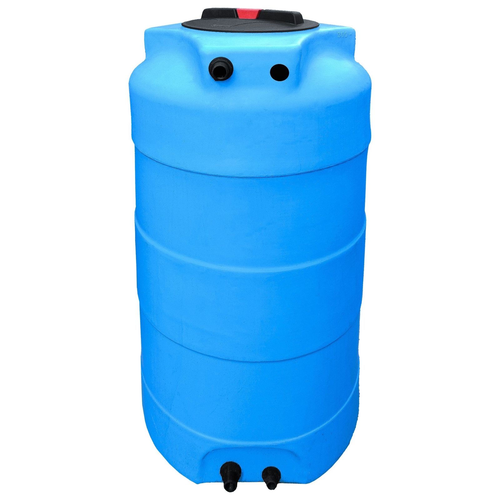 SERBATOIO ACQUA VERTICALE 300 LITRI CISTERNA POTABILE PIOVANA ORTO ESTERNO BLU