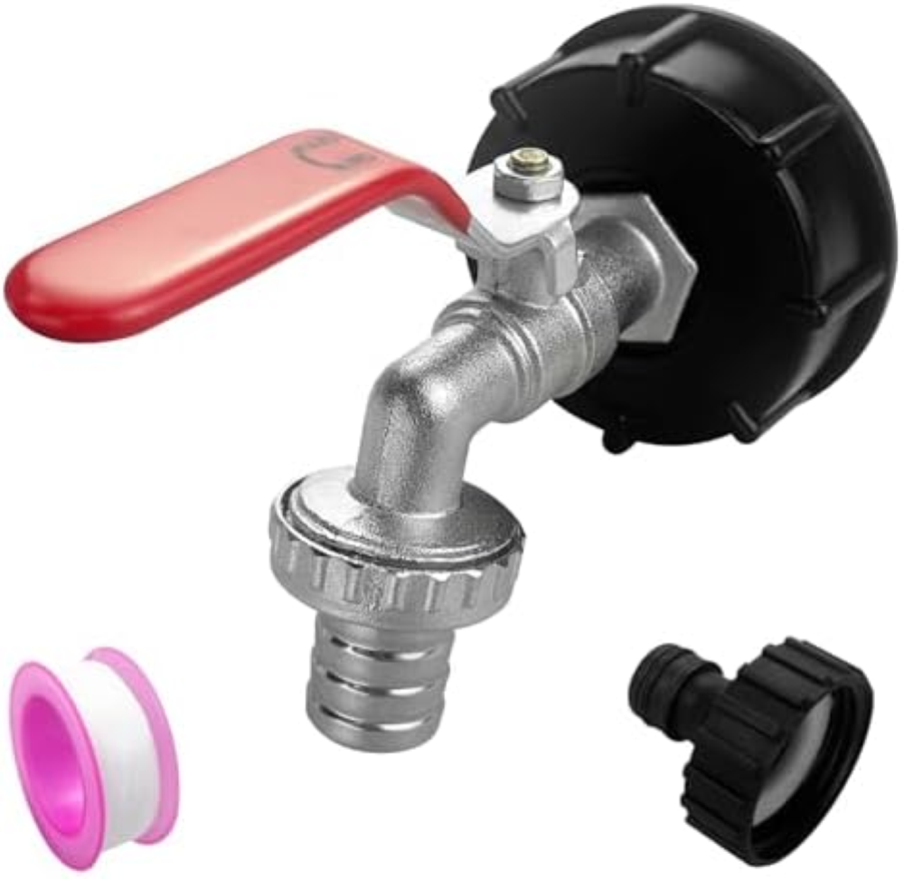 Accessoire de rÃ©servoir IBC,3/4",Robinet Cuve en Alliage de Zinc,Robinet de jar