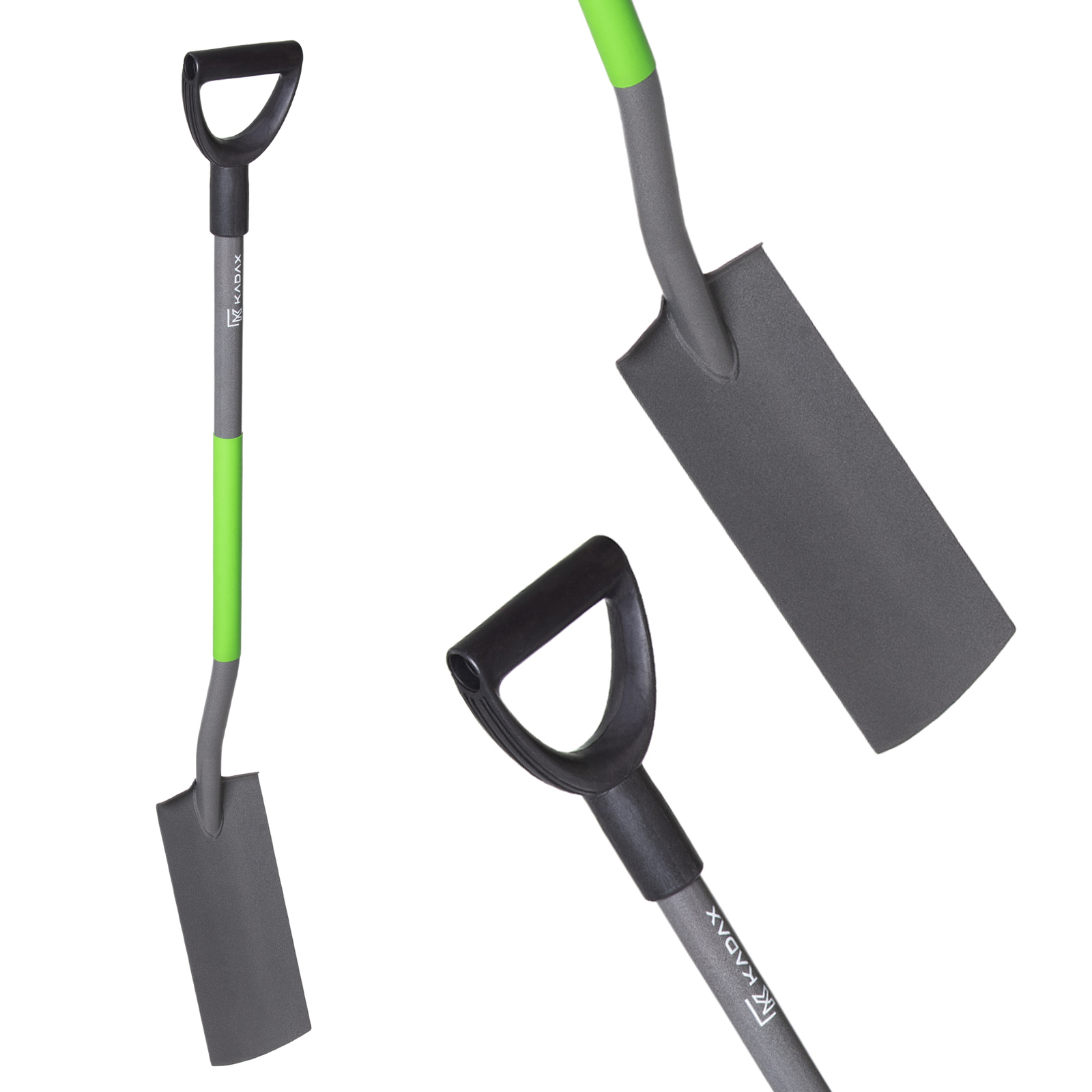 Vanga a pala KADAX, drenaggio, vanga da giardino, pala da giardino, 126 cm, v...