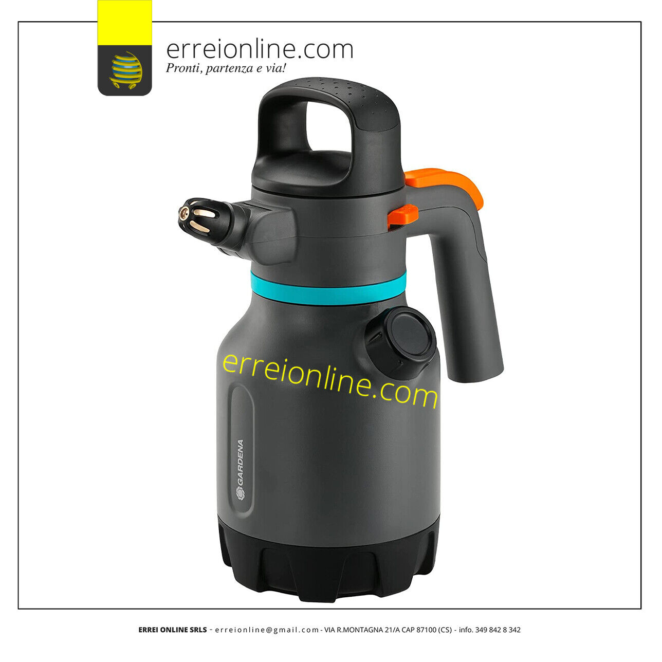 Spruzzatore a Pressione 1,25 Litri Ugello Vaporizzatore Spruzzino Nebulizzatore