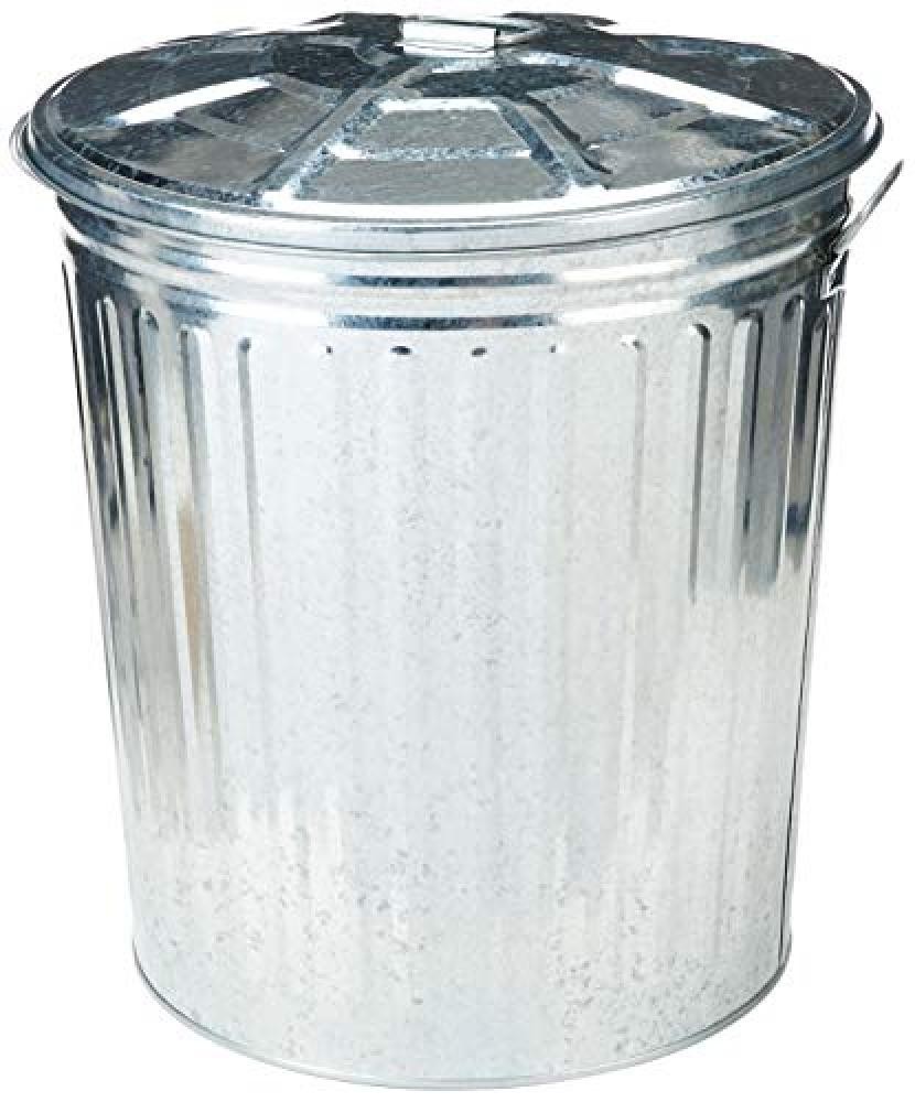 (TG. 45 X 45 X 50 Cm) Garden Friend B1219635 Bidone zincato, 62 litri - NUOVO