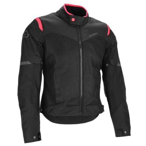 Acerbis Giacca Donna (Ce) Ramsey Vented 2.0 Estiva Nero Rosa Taglia L