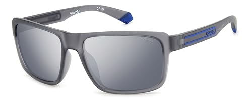 Polaroid Pld 2158/S Occhiali Da Sole, Grigio Opaco, 58 Uomo