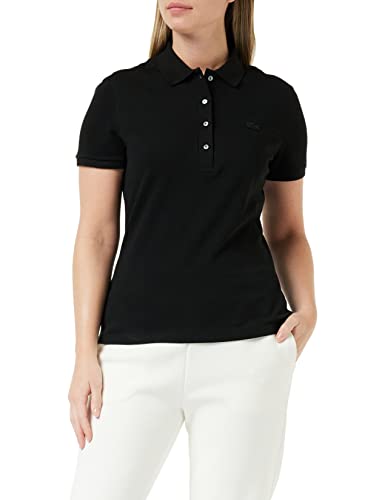 Lacoste Pf5462 Polo, Black, 40 Donna