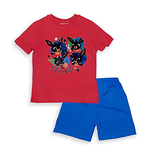 Sun City T-Shirt E Pantaloncini Bambino Bing Se7490.106 Abbigliamento Estivo (6 Anni / 116 Cm, Rosso)
