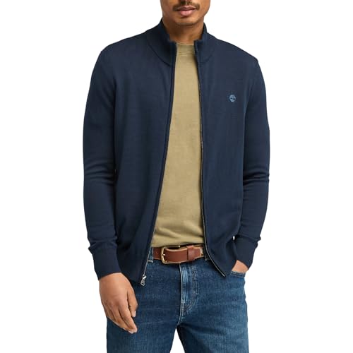 Timberland Maglione Da Uomo Full Zip Williams River Blu Taglia S Codice Tb0A2Bmzz02