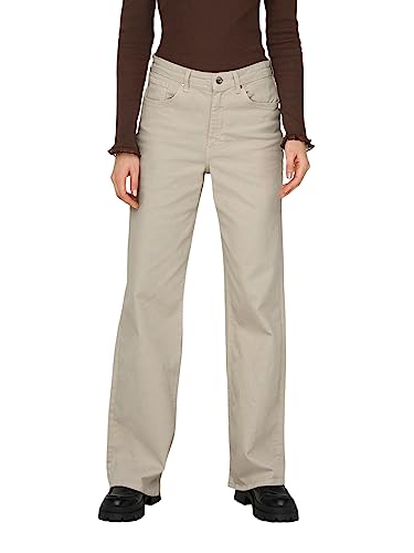 Only Onljuicy Hw Wide Leg Dnm Reabox Noos, Jeans Donna, Natur, 30W / 32L