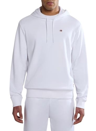 Napapijri White Cotton Sweater L