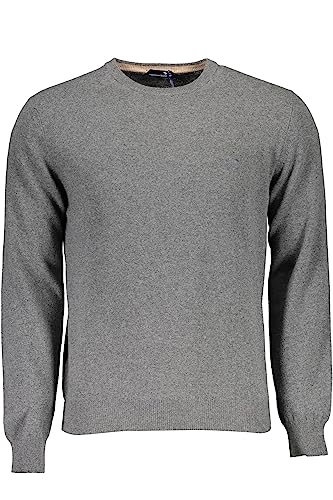 Harmont & Blaine Maglione Uomo Elegante Grigio Lana-Cashmere, Grigio