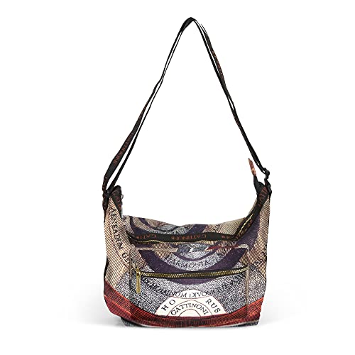 Gattinoni Borsa Donna Tracolla Planetarium Classic Black Borsa A Spalla Nera Nero Hobo Bag Con Zip Grande