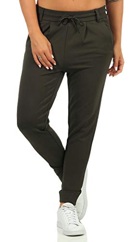 Only Poptrash Trousers, Pantaloni Donna, Peat, S / 30L