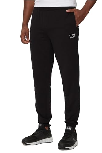 Ea7 Uomo Logo Joggers, Nero, L