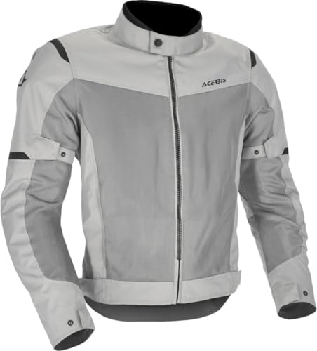 Acerbis Giacca (Ce) Ramsey Vented 2.0 Estiva, Grigio Chiaro Taglia Xl