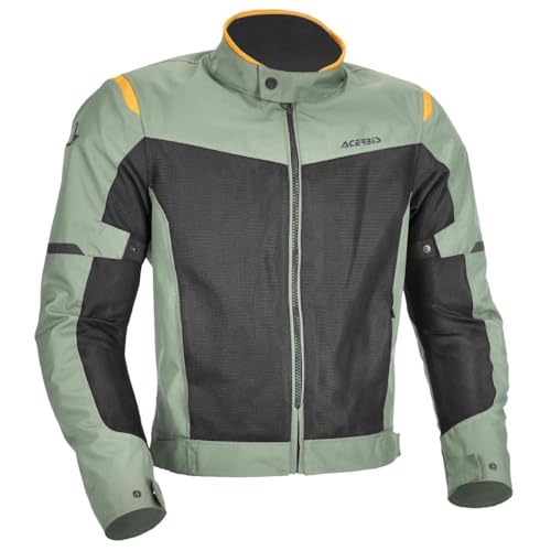 Acerbis Giacca (Ce) Ramsey Vented 2.0 Estiva Verde Giallo Taglia Xl