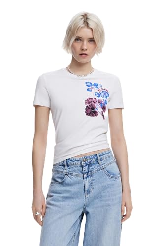 Desigual Ts_Botanical_Lacroix, 1000 White, M