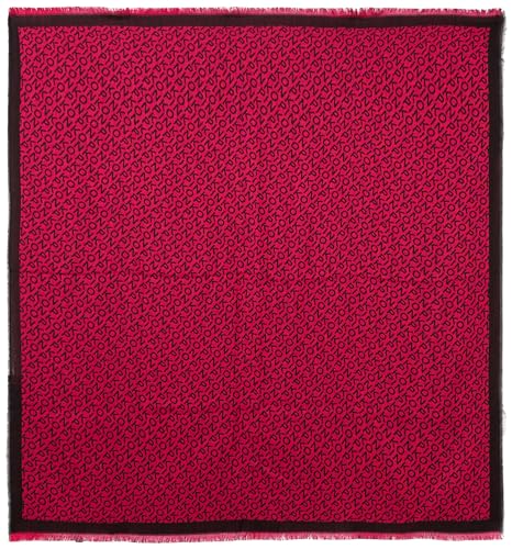Pinko Micron Sciarpa Jacquard, Yz3_Fuxia/Nero, U Donna