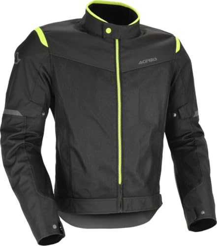 Acerbis Giacca (Ce) Ramsey Vented 2.0 Estiva Nero Giallo Taglia L