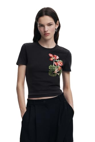 Desigual Ts_Botanical_Lacroix, 2000 Black, M