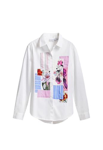 Desigual Cam_Flowers Minnie, 1000 White, M
