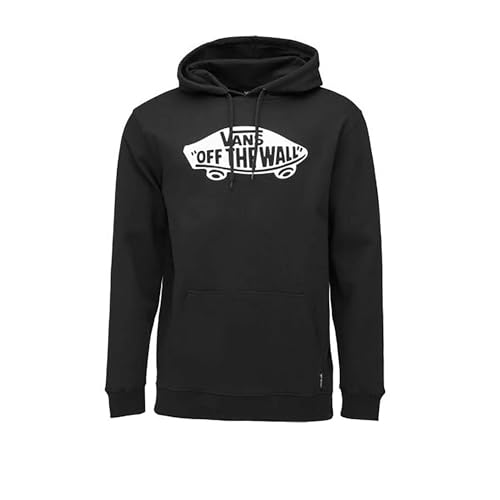 Vans Classic Off The Wall Hoodie-B Felpa Con Cappuccio, Nero, M Uomo