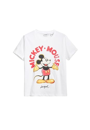 Desigual Ts_Mickey Mouse, 1000 White, M
