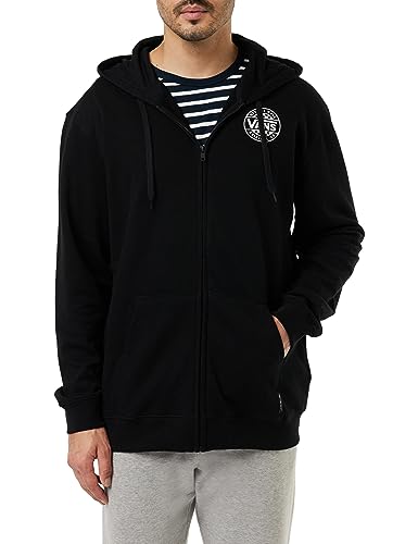 Vans Original Zip Felpa Con Cappuccio, Black, L Uomo