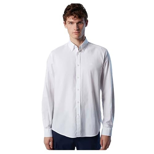 North Sails Camicia Maniche Lunghe Uomo Bianco