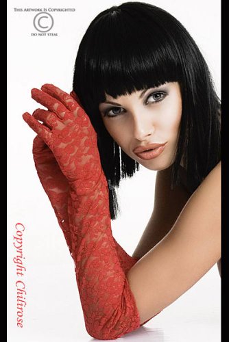 Chilirose Guantes Cr-3071 Set, Rojo (Rojo), Estandar Donna