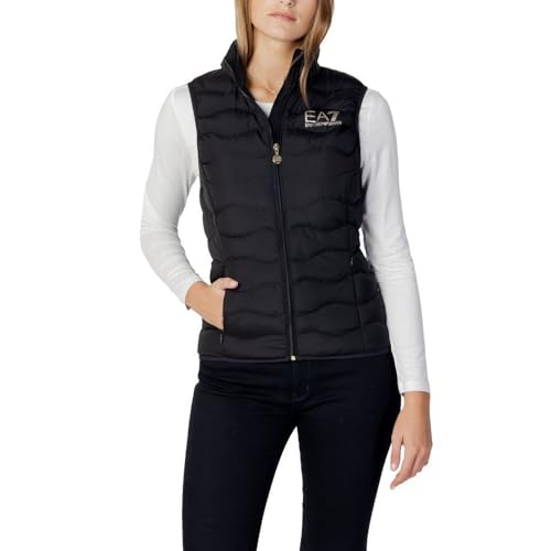 Ea7 Smanicati Donna Logo 8Ntq08 Tnf8Z Xs Nero