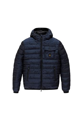 Refrigiwear Piumino Uomo Modello Josh (It, Testo, L, Regular, Regular, Dark Blue)