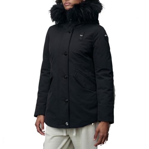 Blauer Parka Imbottito Irma 24Wbldb03294 (It, Testo, M, Regular, Regular, Nero)