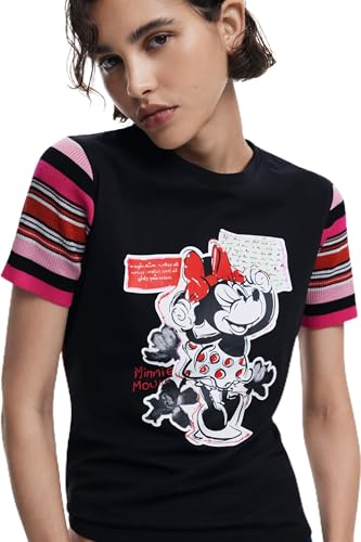 Desigual Ts_Minnie, 2000 Black, M