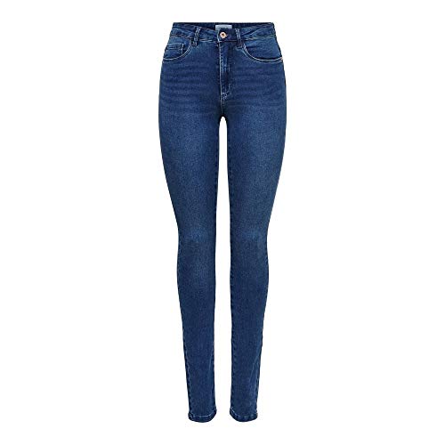 Only Onlroyal High Waist Skinny Fit, Jeans Donna, Medium Blue Denim, S / 30L