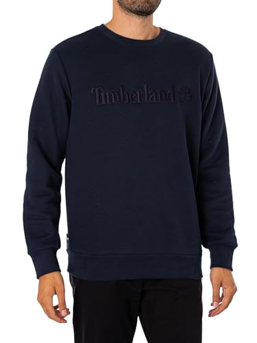 Timberland Felpa Da Uomo Girocollo Hampthon Blu Taglia Xl Codice Tb0A6Vg6433