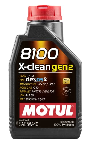 Motul Olio Motore X-Clean Gen 2 8100 Sae 5W40