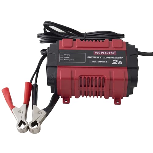 Yamato 7170070 Carica Batterie Inverter 12 V/2 Amp, Rosso/Nero