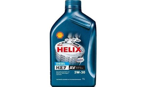 4 Lt Olio Motore Shell Helix Hx7 Av Diesel 5W-30