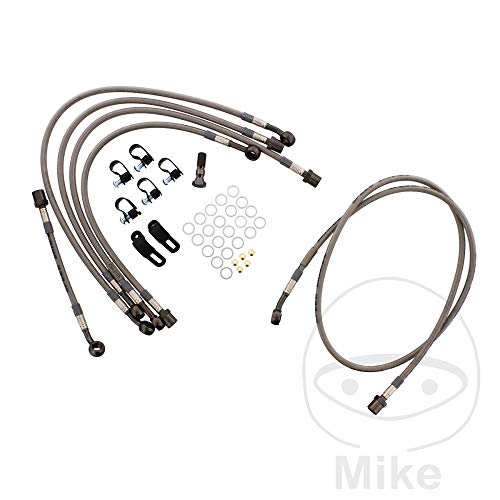 Bremsschlauch Stahlflex Kit Jmp Anschluss Anthrazit 6-Teilig