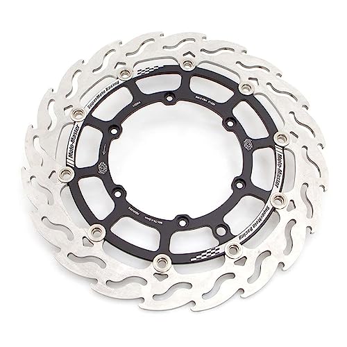 Moto Master Disco Freno Supermoto Racing Flame Anteriore Per Un Raffreddamento Ottimale E Resistenza - Spessore 5 Mm