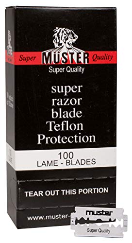 Muster & Dikson Confezione Da 100 Lame Barba Müster - 100 Gr