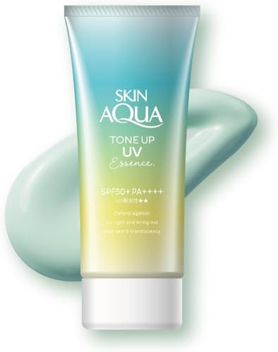 Skin Aqua Rohto Sunscreen Tone Up Uv Benzina 80G Spf50+/Pa++++- Mint Green..