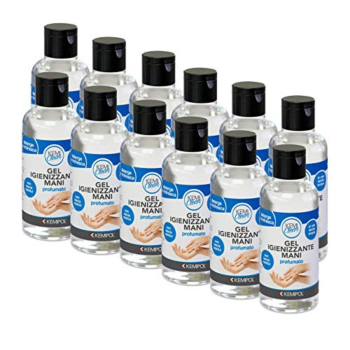 Gel Igienizzante Mani Kemiclean 100Ml - Confezione Da 12